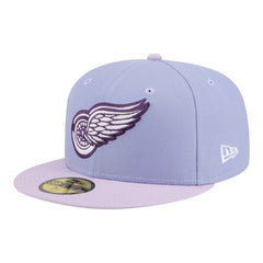 NHL Light Purple/Purple Detroit Red Wings New Era Lavender Bloom 59FIFTY Fitted Hat