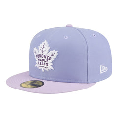 NHL Light Purple/Purple Toronto Maple Leafs New Era Lavender Bloom 59FIFTY Fitted Hat