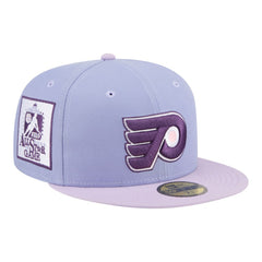 NHL Light Purple/Purple Philadelphia Flyers New Era Lavender Bloom 59FIFTY Fitted Hat