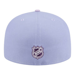 NHL Light Purple/Purple Philadelphia Flyers New Era Lavender Bloom 59FIFTY Fitted Hat