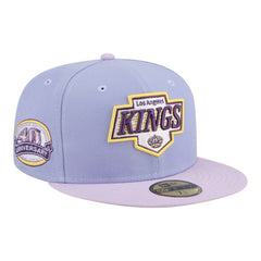 NHL Light Purple/Purple Los Angeles Kings New Era Lavender Bloom 59FIFTY Fitted Hat