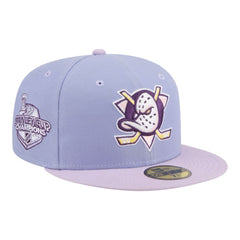 NHL Light Purple/Purple Anaheim Ducks New Era Lavender Bloom 59FIFTY Fitted Hat