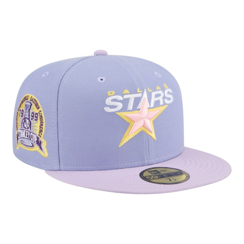 NHL Light Purple/Purple Dallas Stars New Era Lavender Bloom 59FIFTY Fitted Hat