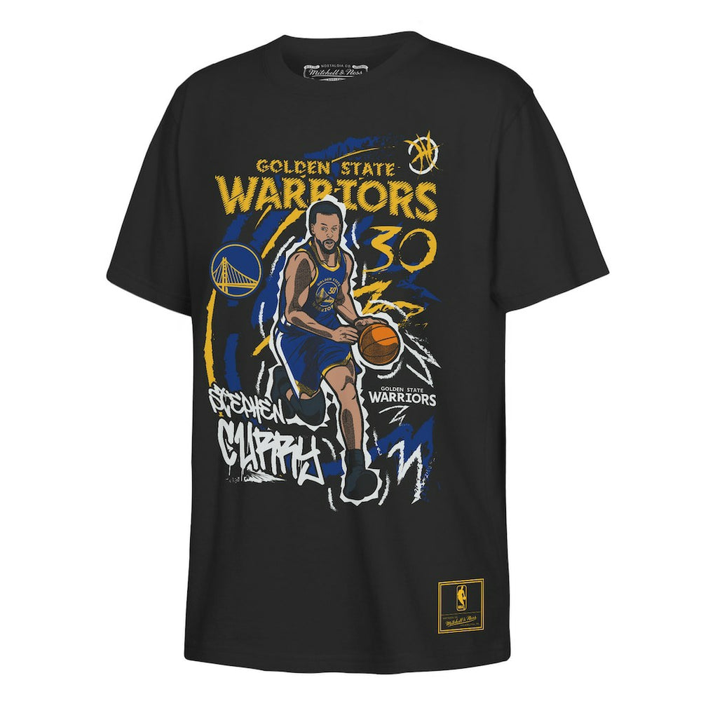 NBA Stephen Curry Golden State Warriors Outerstuff Youth Chalked Up Player Name & Number T-Shirt sale