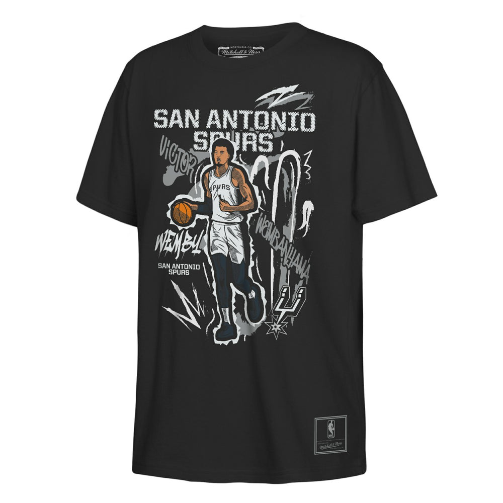 NBA Victor Wembanyama San Antonio Spurs Outerstuff Youth Chalked Up Player Name & Number T-Shirt