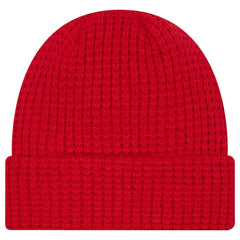 NHL Red Carolina Hurricanes New Era Waffle Cuffed Knit Hat