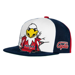 NHL Navy Washington Capitals Mitchell & Ness Youth Mascot Snapback Hat