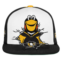 NHL Black Pittsburgh Penguins Mitchell & Ness Youth Mascot Snapback Hat