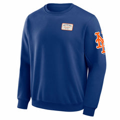 MLB New York Mets Darius Rucker Collection by Fanatics Washed Crew Neck Pullover Sweatshirt