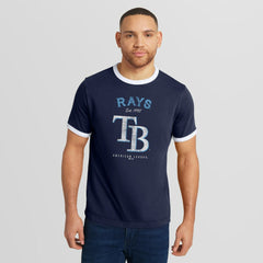 MLB Tampa Bay Rays Darius Rucker Collection by Fanatics Washed Ringer T-Shirt
