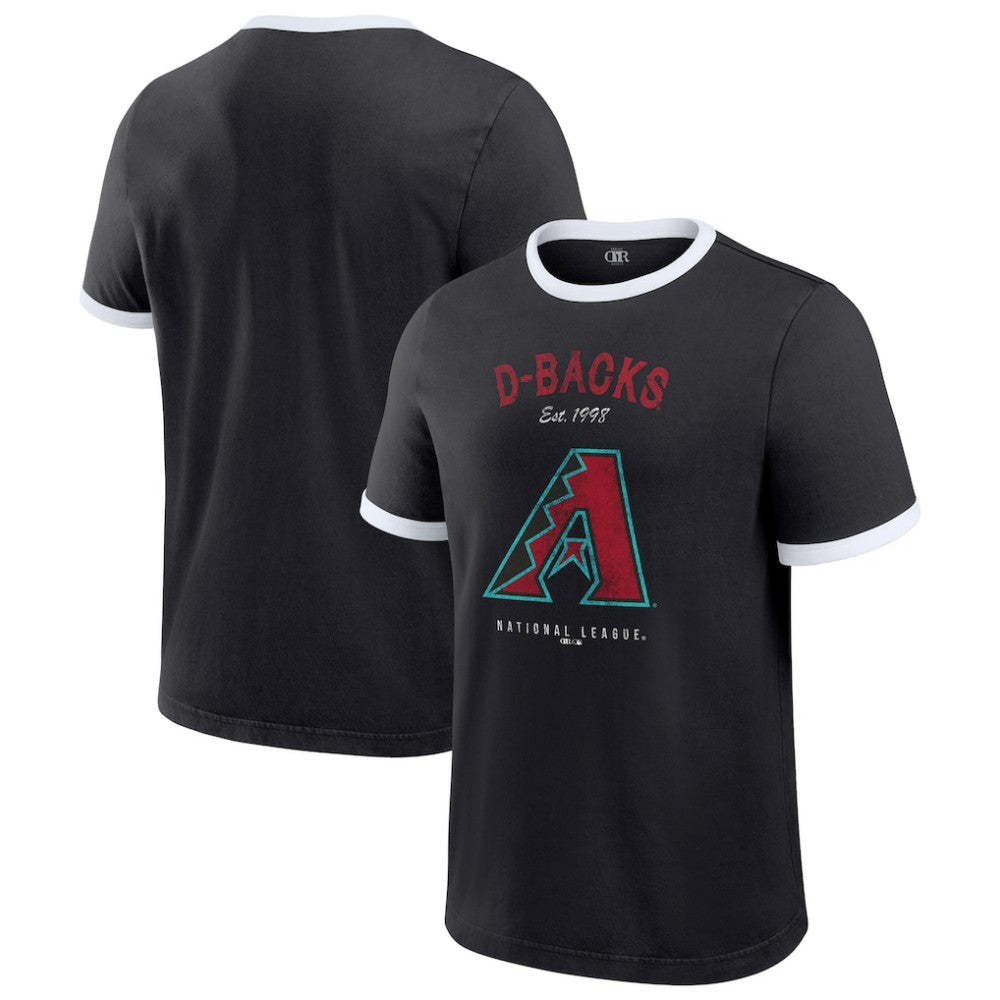 MLB Arizona Diamondbacks Darius Rucker Collection by Fanatics Washed Ringer T-Shirt
