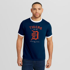 MLB Detroit Tigers Darius Rucker Collection by Fanatics Washed Ringer T-Shirt