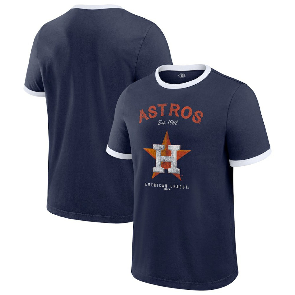 MLB Houston Astros Darius Rucker Collection by Fanatics Washed Ringer T-Shirt