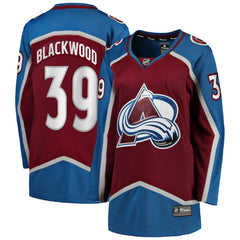 NHL Burgundy Mackenzie Blackwood Colorado Avalanche Fanatics Women's Home Breakaway Jersey