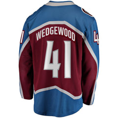 NHL Burgundy Scott Wedgewood Colorado Avalanche Fanatics Home Breakaway Jersey