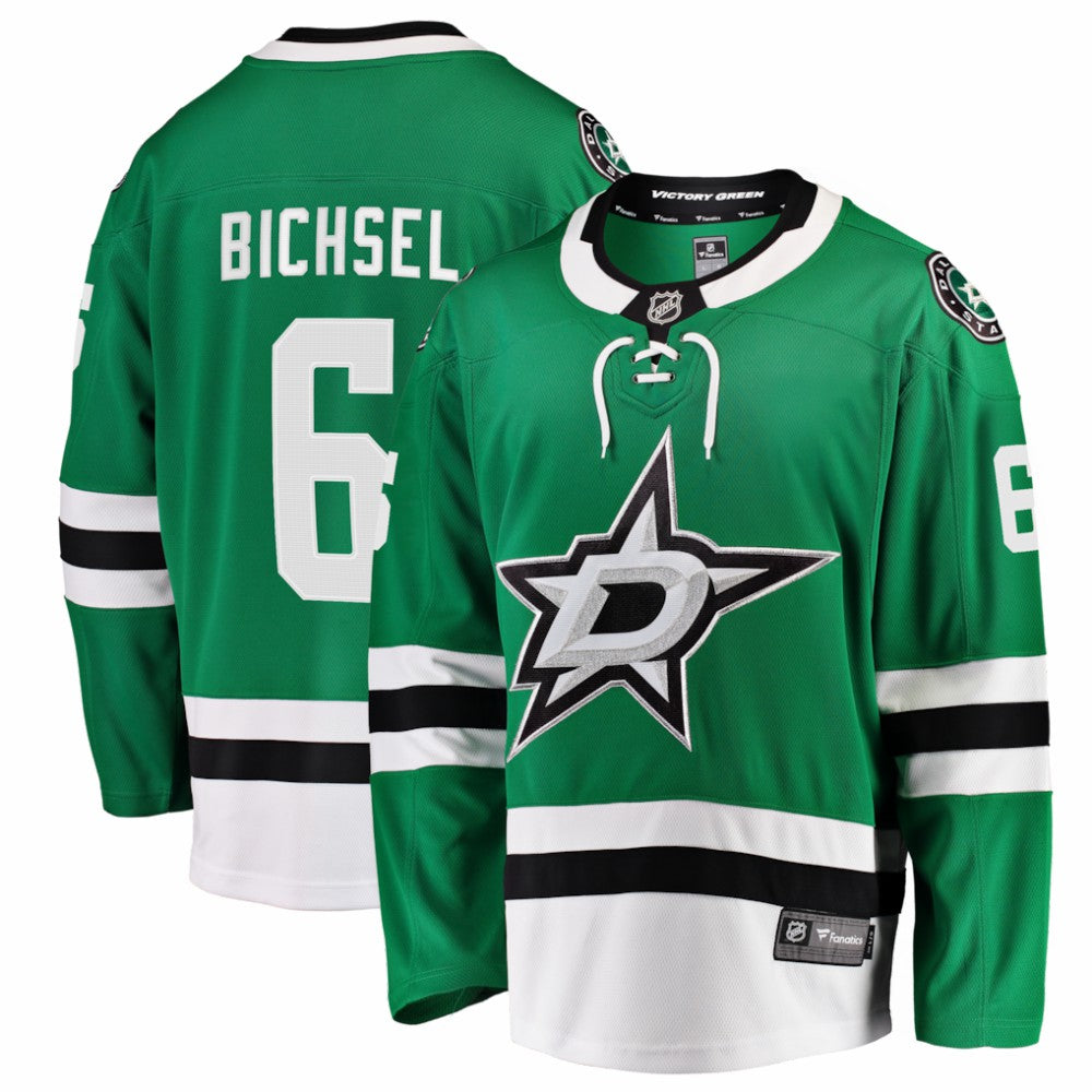 NHL Kelly Green Lian Bichsel Dallas Stars Fanatics Home Breakaway Jersey