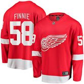 NHL Red Emmitt Finnie Detroit Red Wings Fanatics Home Breakaway Jersey
