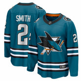 NHL Teal Will Smith San Jose Sharks Fanatics Home Breakaway Jersey