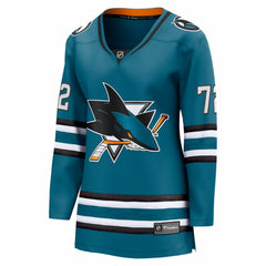 NHL Teal William Eklund San Jose Sharks Fanatics Women's Home Breakaway Jersey