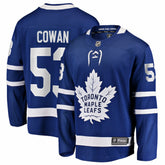 NHL Blue Easton Cowan Toronto Maple Leafs Fanatics Home Breakaway Jersey