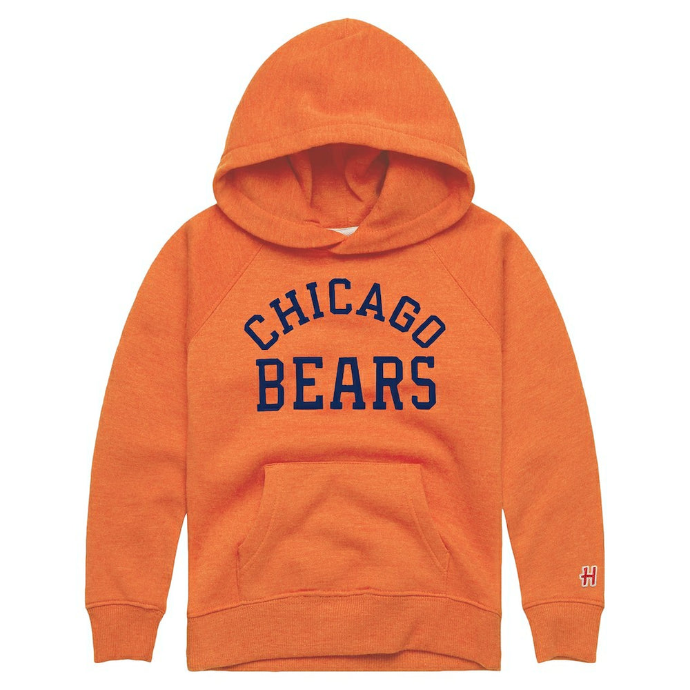 Homage Youth Classic Tri-Blend Hoodie - Chicago Bears
