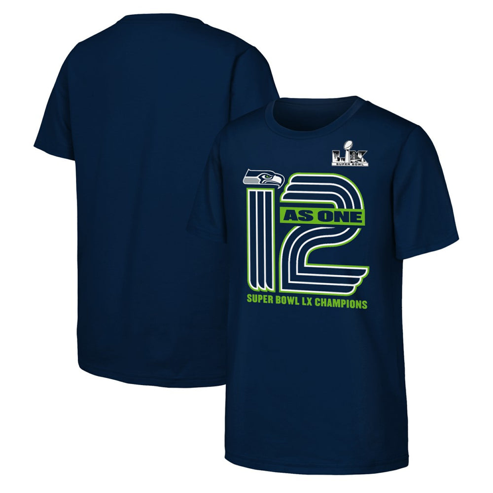Youth Super Bowl LX Champions Hometown Collection T-Shirt - Seattle Seahawks