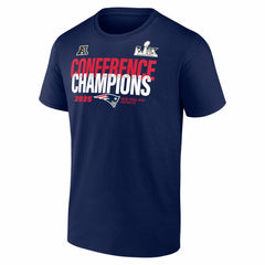 2025 AFC Champions Big & Tall Right Side Draw T-Shirt - New England Patriots
