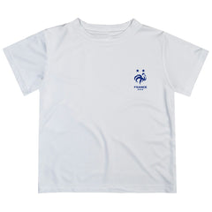 France National Team Vive La Fete Youth Impressions Artwork T-Shirt - White