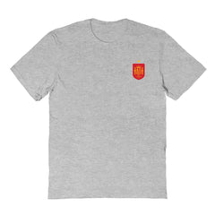 Spain National Team Vive La Fete Women's Impressions Artwork Fitted T-Shirt - Gray