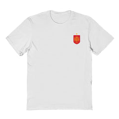 Spain National Team Vive La Fete Women's Impressions Artwork Fitted T-Shirt - White