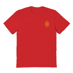 Spain National Team Vive La Fete Women's Impressions Artwork Fitted T-Shirt - Red