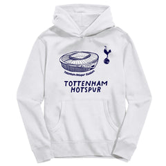 Tottenham Hotspur Vive La Fete Youth Stadium Style Hoodie - White