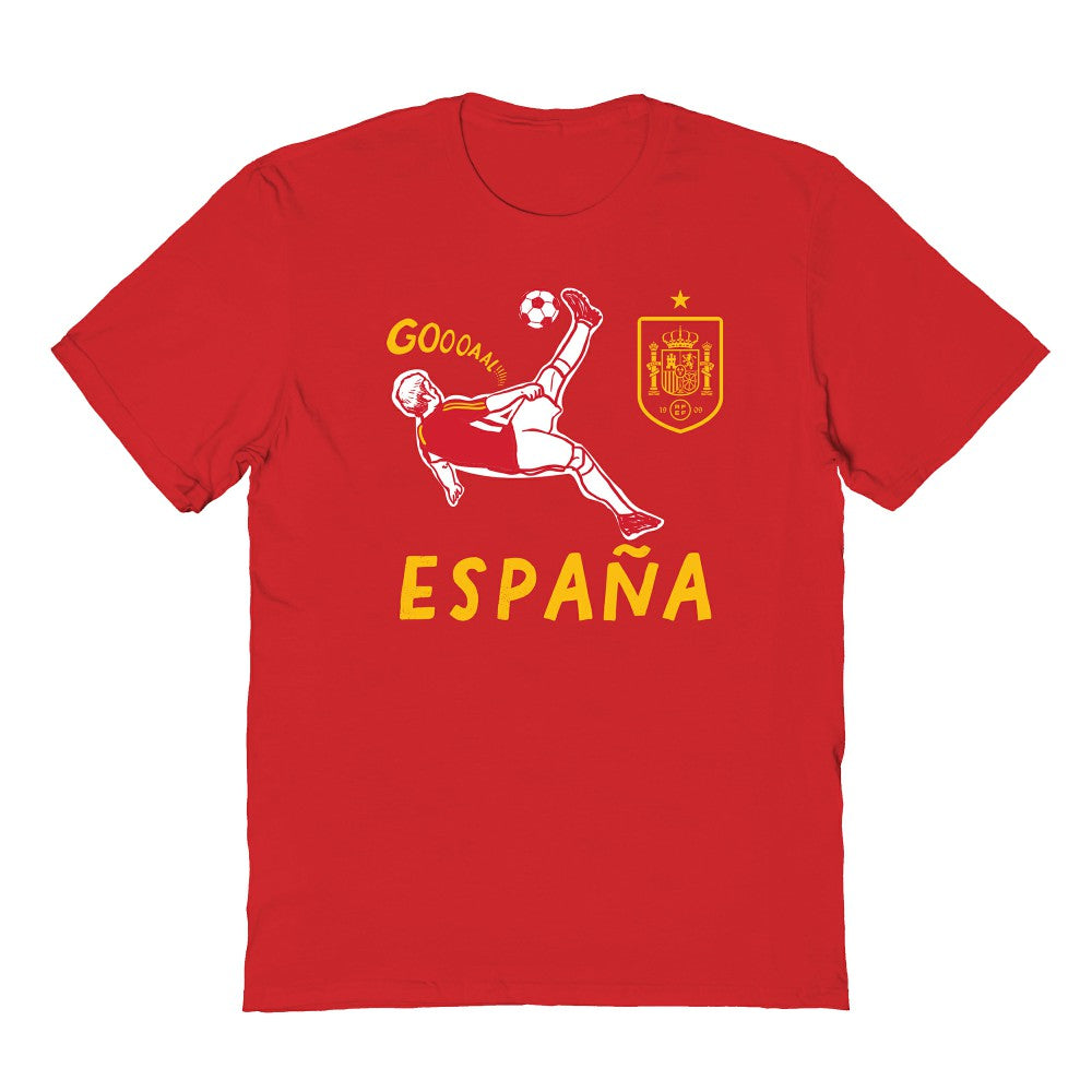 Spain National Team Vive La Fete Youth Chilena Style T-Shirt - Red