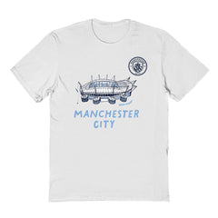 Manchester City Vive La Fete Youth Chilena Style T-Shirt - White