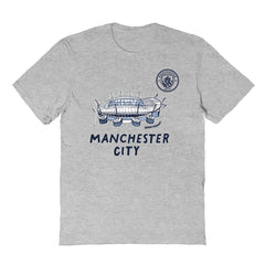 Manchester City Vive La Fete Youth Chilena Style T-Shirt - Gray