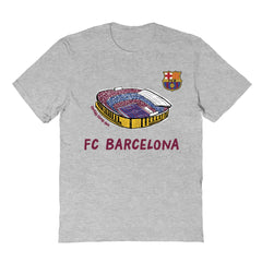 Barcelona Vive La Fete Youth Chilena Style T-Shirt - Gray