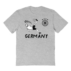 Germany National Team Vive La Fete Youth Chilena Style T-Shirt - Gray