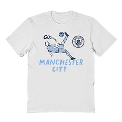 Manchester City Vive La Fete Youth Chilena Style T-Shirt - White