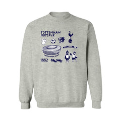 Tottenham Hotspur Vive La Fete Women's Impressions Icons Sweatshirt - Gray