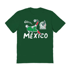 Mexico National Team Vive La Fete Women's Chilena Style T-Shirt - Green
