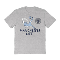 Manchester City Vive La Fete Women's Chilena Style T-Shirt - Gray