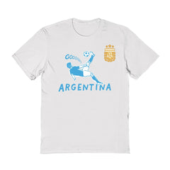 Argentina National Team Vive La Fete Women's Chilena Style T-Shirt - White