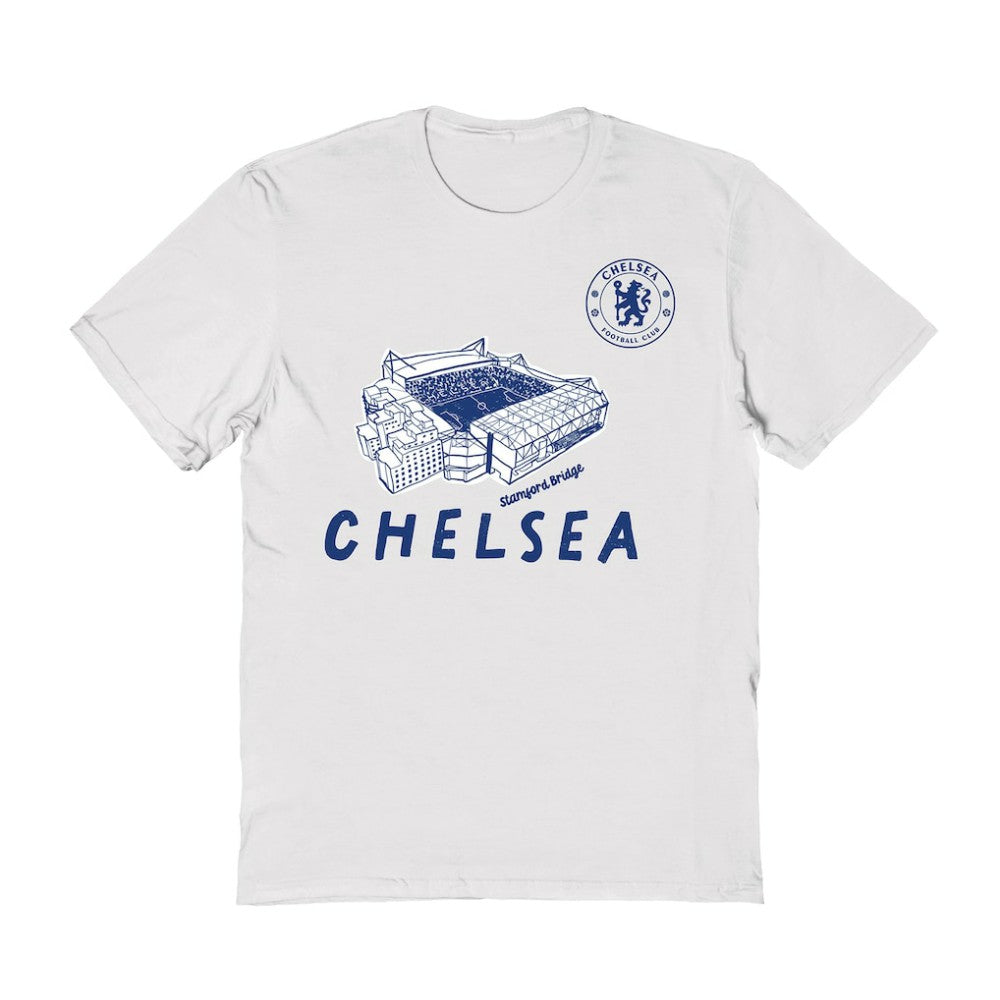 Chelsea Vive La Fete Women's Stadium Style T-Shirt - White