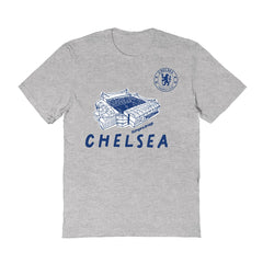 Chelsea Vive La Fete Women's Stadium Style T-Shirt - Gray