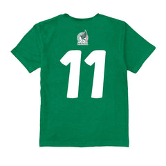 Santiago Gimenez Mexico National Team Vive La Fete Youth Player Name & Number Color Badge T-Shirt - Green
