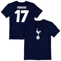 Cristian Romero Tottenham Hotspur Vive La Fete Youth Player Name & Number Color Badge T-Shirt - Navy