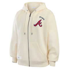 MLB Atlanta Braves WEAR by Erin Andrews Women's Full-Zip Hoodie