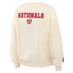 MLB Washington Nationals WEAR by Erin Andrews Women's Heavyweight Crew Neck Sweatshirt