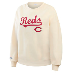 MLB Cincinnati Reds WEAR by Erin Andrews Women's Heavyweight Crew Neck Sweatshirt