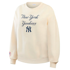 MLB New York Yankees WEAR by Erin Andrews Women's Heavyweight Crew Neck Sweatshirt